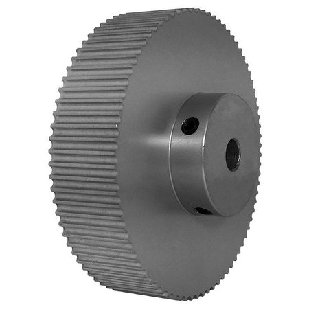 B B Manufacturing 80-3P15-6A4, Timing Pulley, Aluminum, Clear Anodized,  80-3P15-6A4